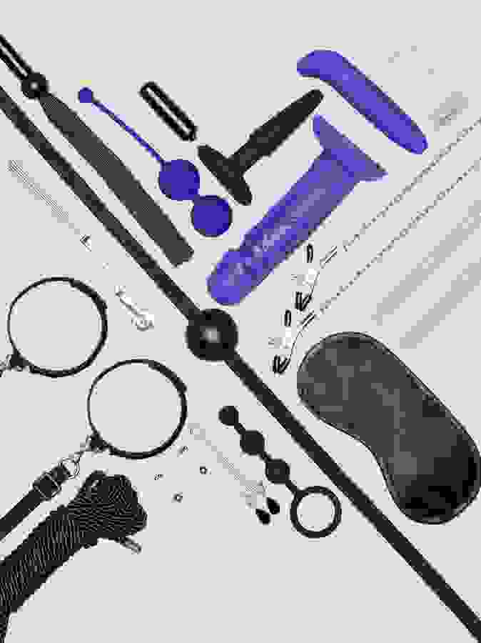 Lovehoney All You Need Bondage Kit (20 Piece), Black, hi-res